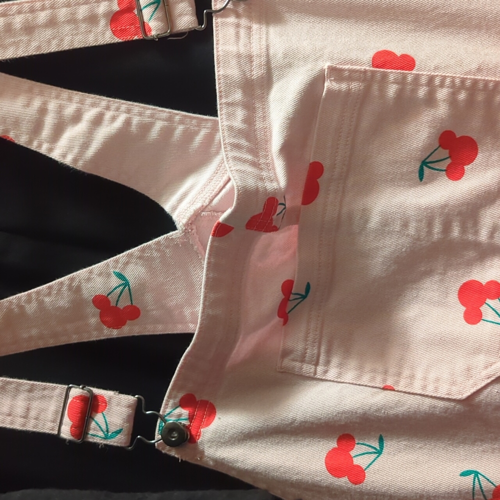 Pink overalls